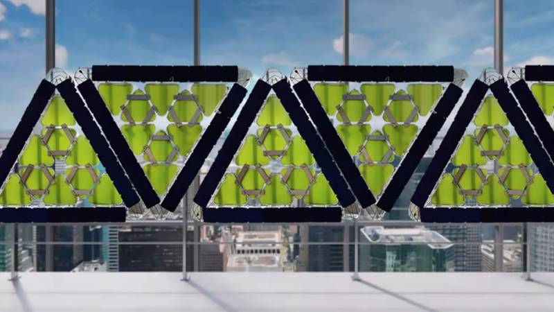 新知 绿色藻类建筑板:能发电,还可吸收二氧化碳 新闻 新知 绿色藻类建筑板:能发电,还可吸收二氧化碳 新闻