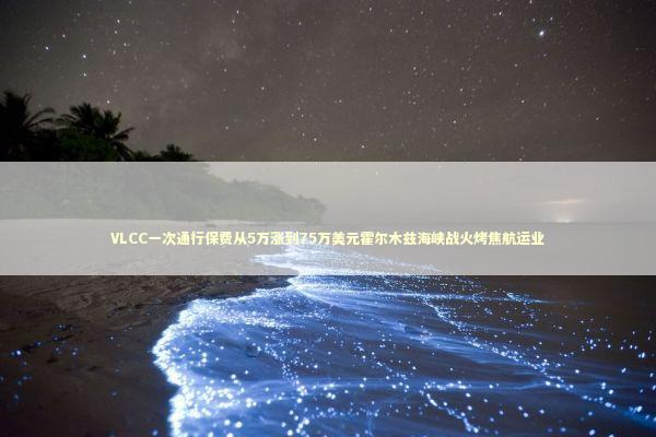 VLCC一次通行保费从5万涨到75万美元霍尔木兹海峡战火烤焦航运业