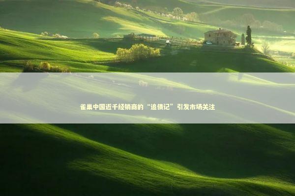 雀巢中国近千经销商的“追债记”引发市场关注